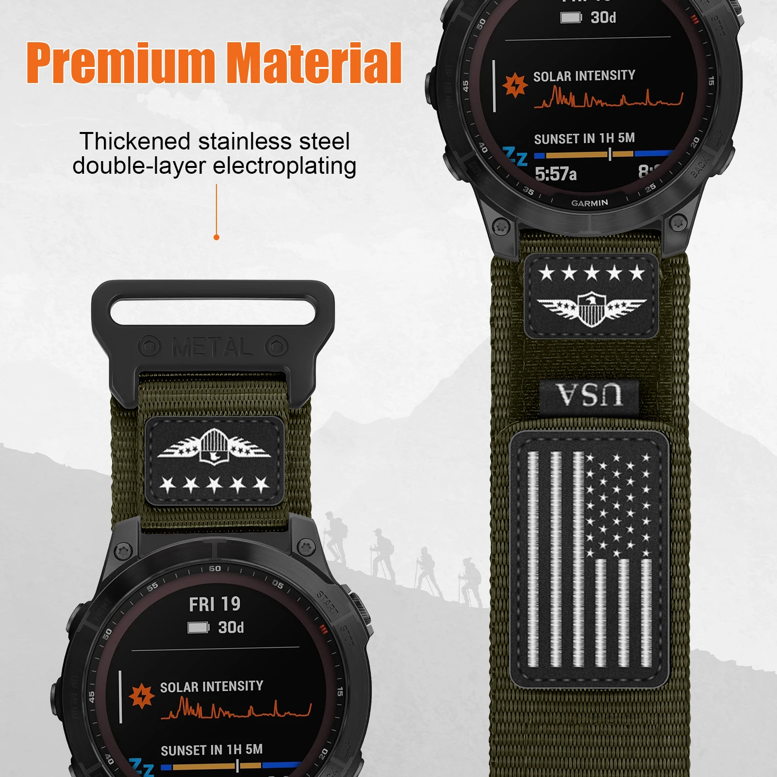 درب حلقة حزام ل Garmin Fenix 8 - مراجعة Rugged Sport Strap وسعره