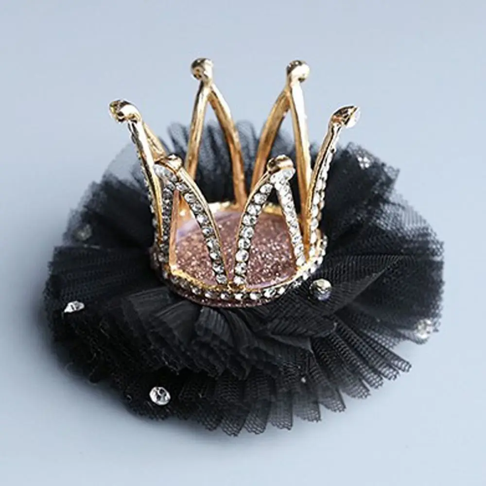 

Cute Adorable Sweet Tiara Pearl Rhinestone Gauze Alloy Girl Hairpin Hair Accessory Headwear Hair Clip