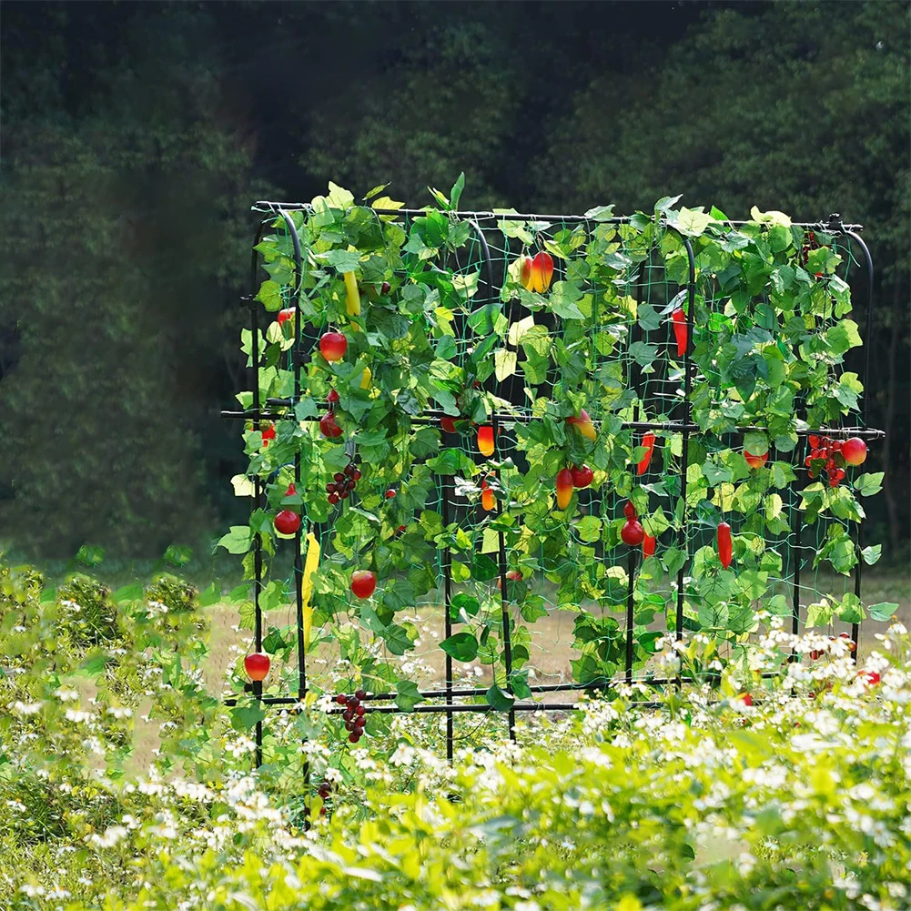 

Garden Cucumber Trellis Large Metal Trellis Detachable Arch Climbing Plants Support Outdoor U-Frame for Vegetable Peas