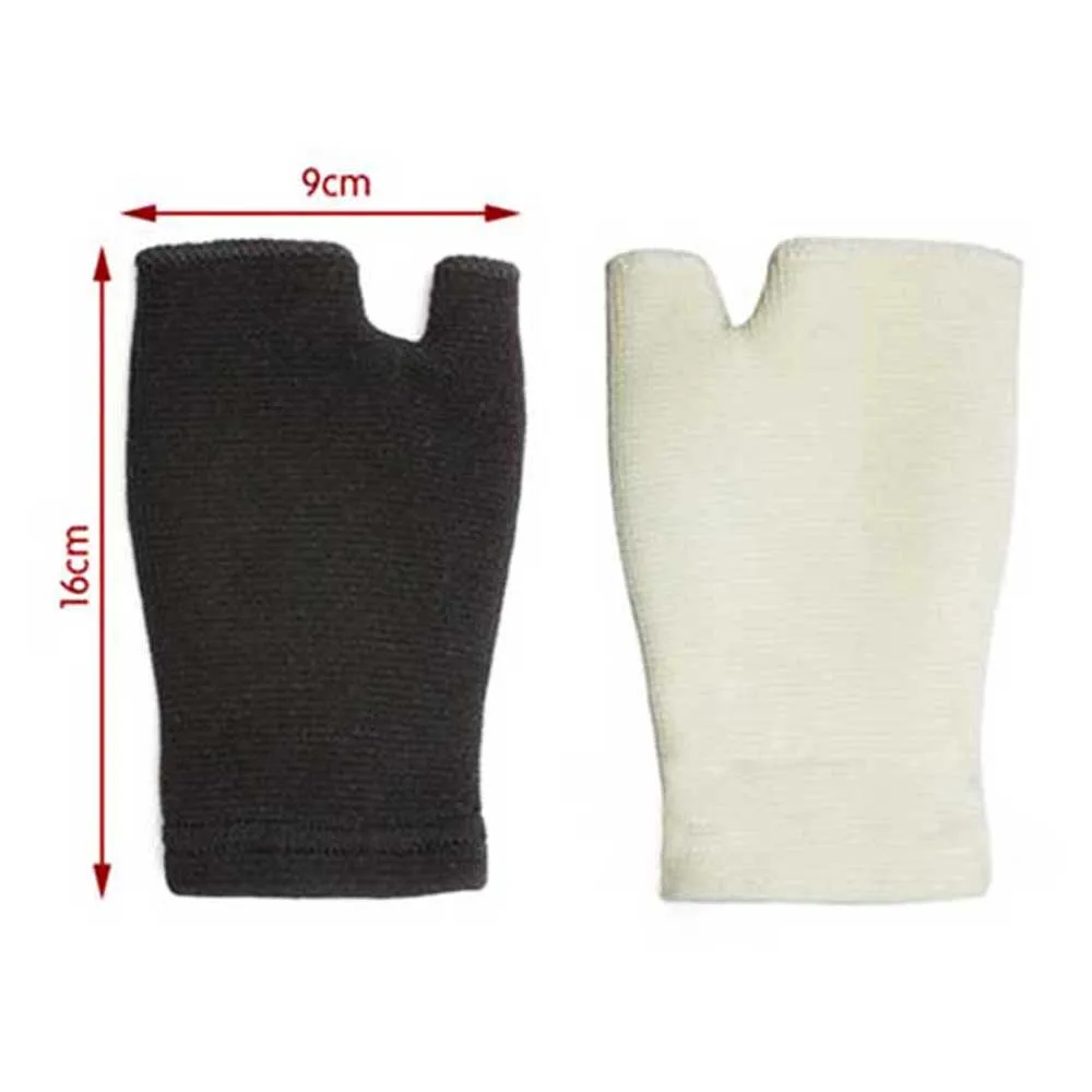 مكتب طالب النخيل اليد تهوية التهاب المفاصل هدفين دعم اللاتكس أصابع قفازات الكتابة القفاز مطاطا قفازات حماية المعصم #5