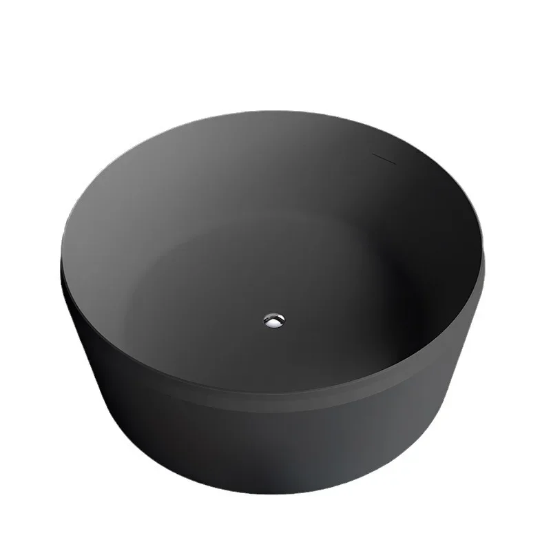 

Free-standing round acrylic bathtub large-capacity home bed and breakfast hotel bathtub