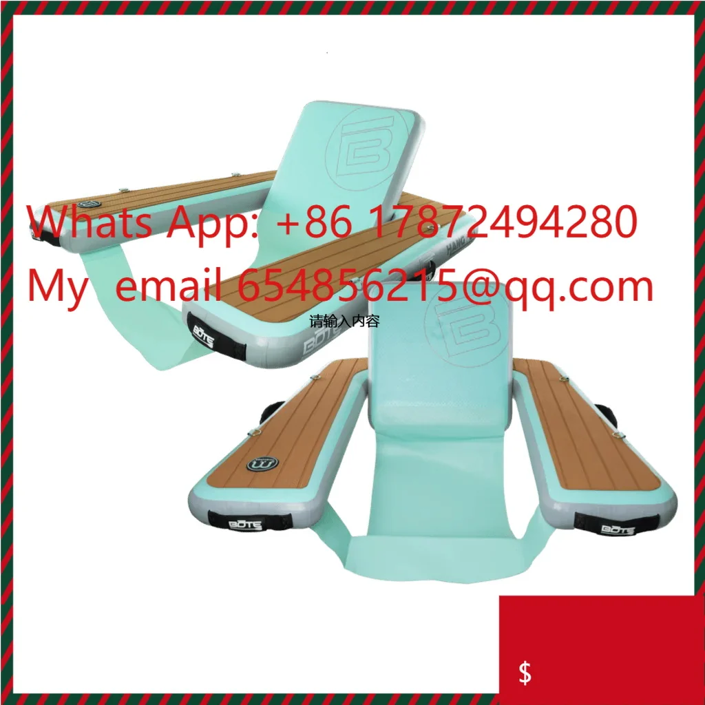 Inflatable Docks for Summer Fun Inflatable Floating Chair Air Chair for Pool/Lake/Sea