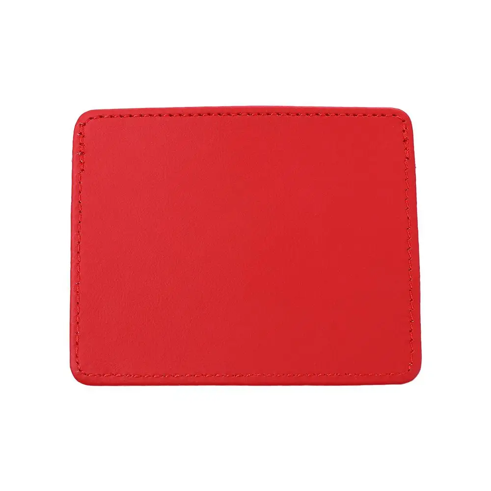 PU Leather Candy Color Bank Card Business Credit Card Short Purse Slim Billfold Women Men Short Wallet Multi Slot Card Holder