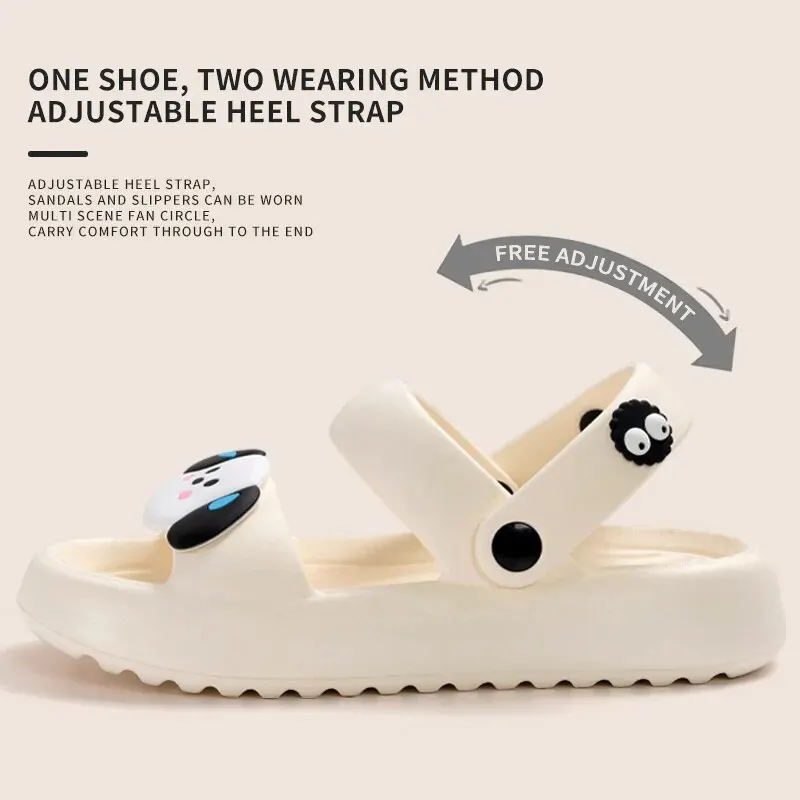 Cute Slippers for Women Summer Outwear, Indoor Home, Anti Slip Beach EVA Sandals for Women ZYT2420