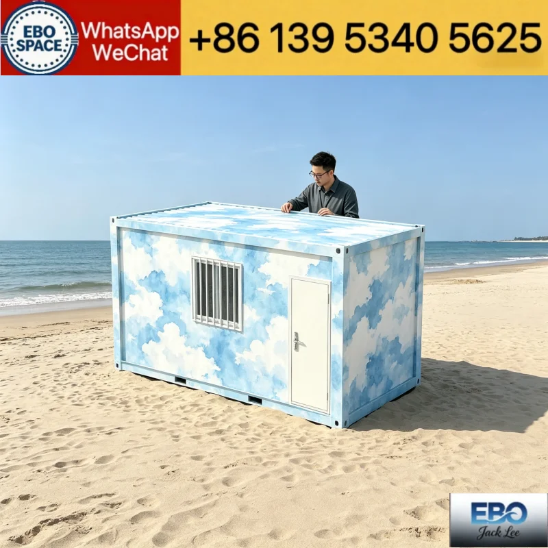 Fold Out Expand Shipping Prefab Container Unit Detachable Structure Easy Transportation Multi Combinable Layout Temporary Disas