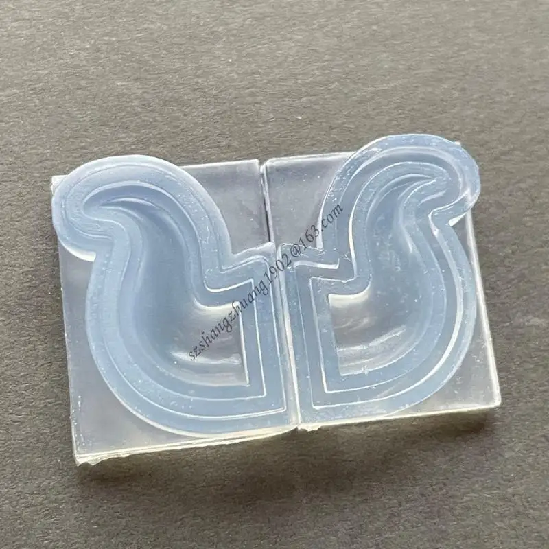 Q6RB Silicone Bend Corner and Chocolate Mould Set Sturdy and Flexible for Baking and Decorating Cakes and Sweets Decoration