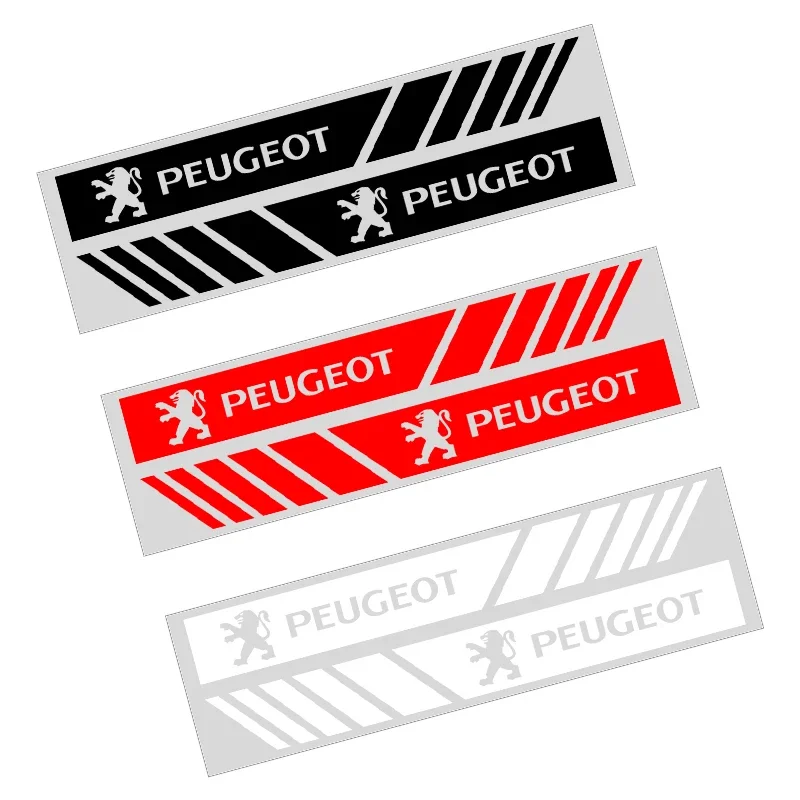2Pcs Rearview Mirror Decal Sticker for Peugeot 108 406 407 408 206 207 208 306 307 508 2008 5008 Car Styling Wheel Center Caps