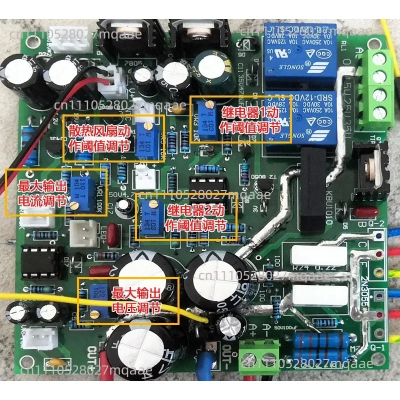 Adjustable Power Supply 0-30V 0-5A Learning Experiment Power Supply Board, Regulated Constant Current Power Supply Board, Kit