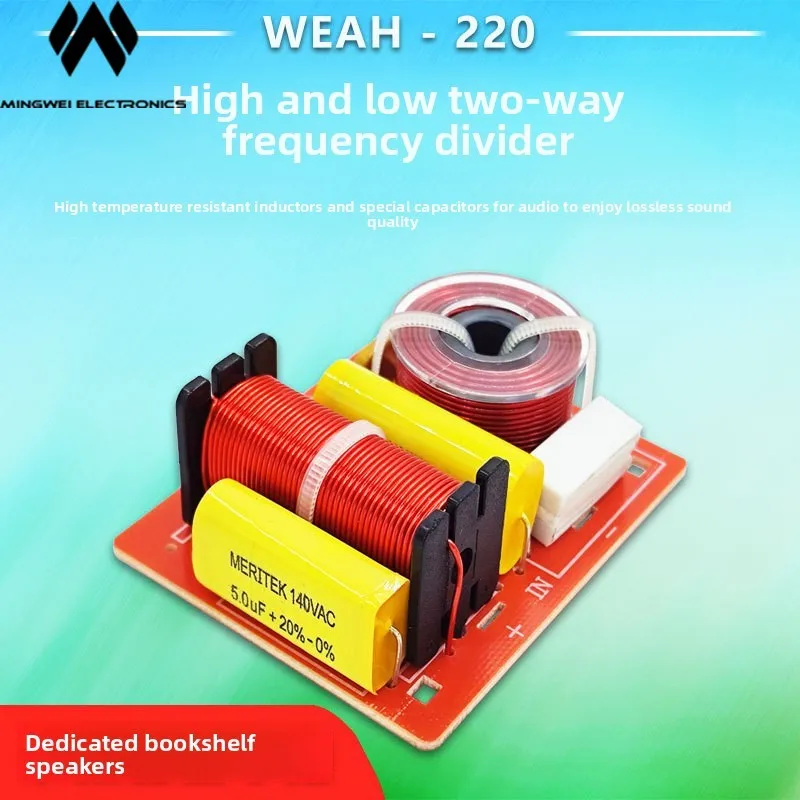 

Кроссовер для акустических систем MW Audio, 2-полосный, 120 Вт, Hi-Fi звук, 2 шт., для модернизации полочных колонок