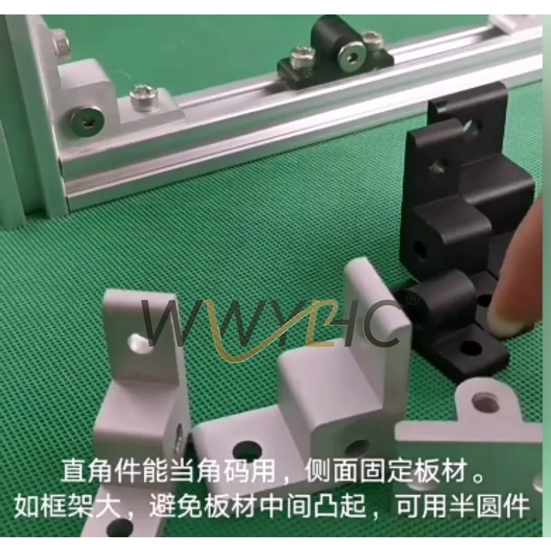 Aluminum Profile Plate & Anchor Wheel Connecting Right Angle Parts