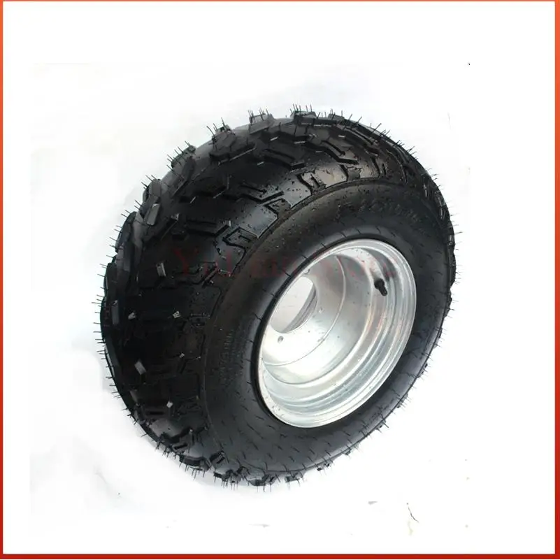 Bull Beach Car 22X10-10 Inch Road Tire with Iron Wheel Hub Set New Tire with Rim Wheel 200cc   Kart density antioxidant