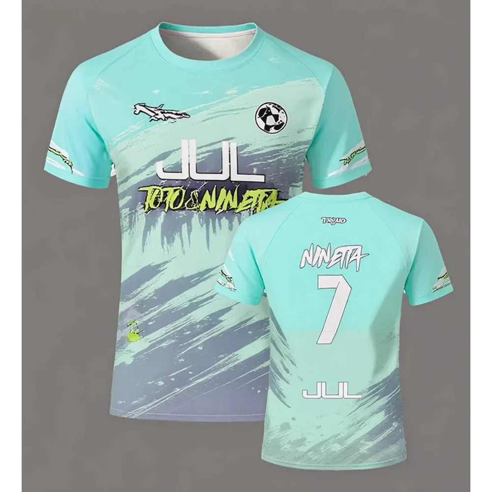 Camiseta de futebol de la serie de 90 minit de julue,new camiseta transpirable masculina para deportes al aire libre 2025 #3