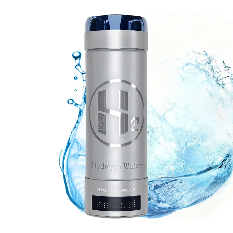 

Hydrogen Water Bottle Generator 9000 PPB Hydrogen Bottle Water Ionizer 3 in 1 Portable Universal Adapter for Home Hydration