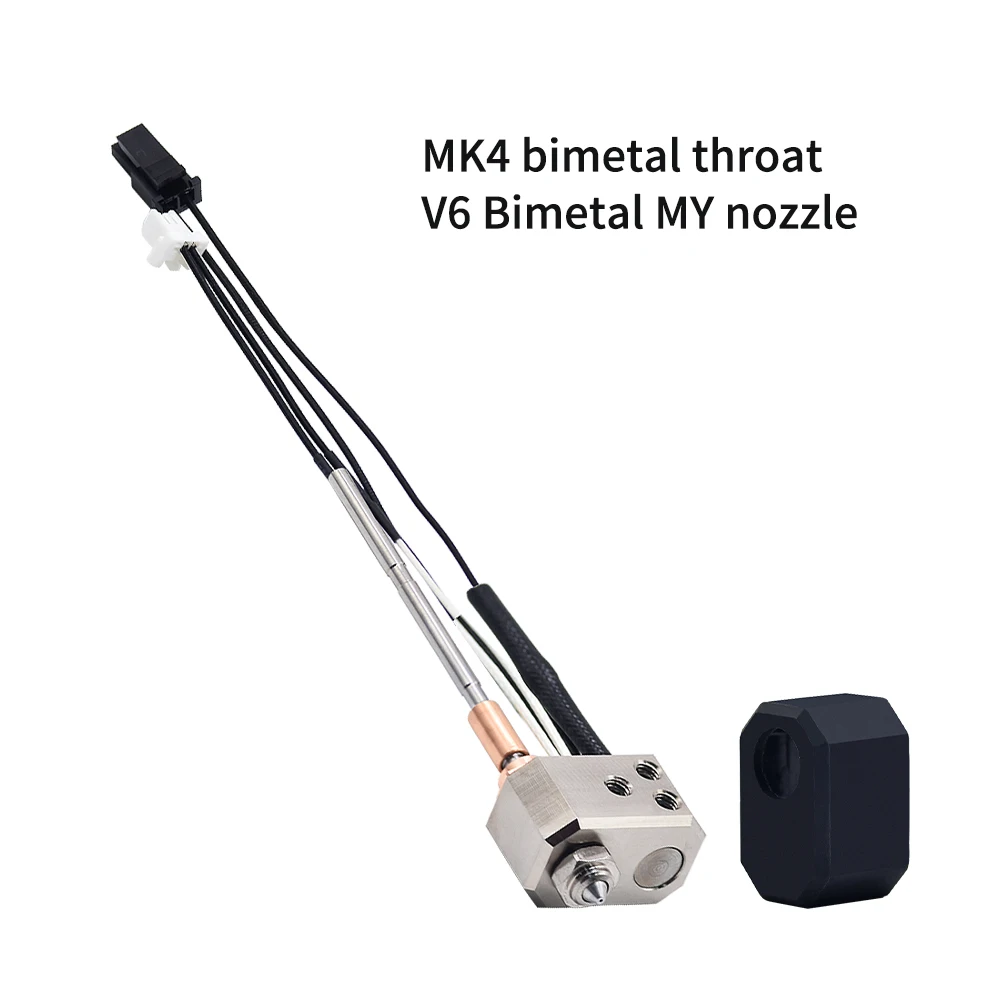 MK4 Hotend Kit Met Verwarmingsblok Thermistor Verwarming Cartridge NozzlesKeel voor Nextruder 3D Printer Deel