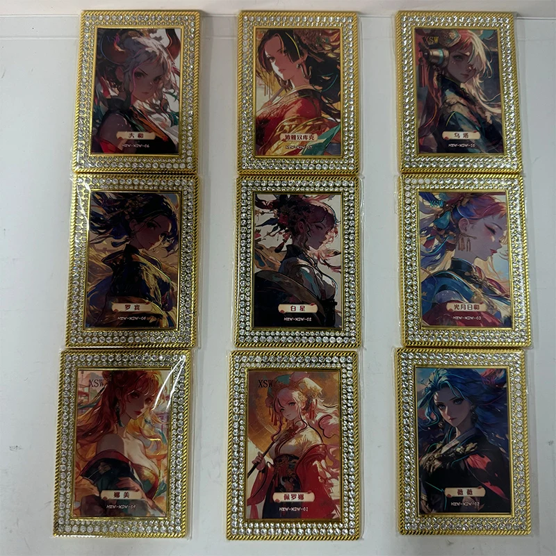 Anime ONE PIECE Rare SXS SXW NS HJS Shiny Rhinestone Game Cards Vivi Uta Hancock Zabawki dla chłopców Karta kolekcjonerska Prezent urodzinowy