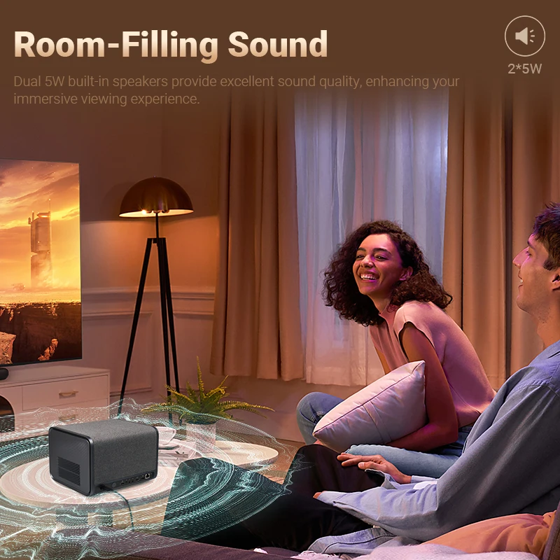 L015 Smart Android Wifi Projecteur Led Home Theater Filme 4k Projetor Portátil Escritório Projetor de Negócios Ao Ar Livre