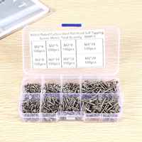 800Pcs Stainless Steel Self Tapping Screw Assortment Kit Lock Nut Wood Thread Nail Screw Sets M2 CNIM Hot