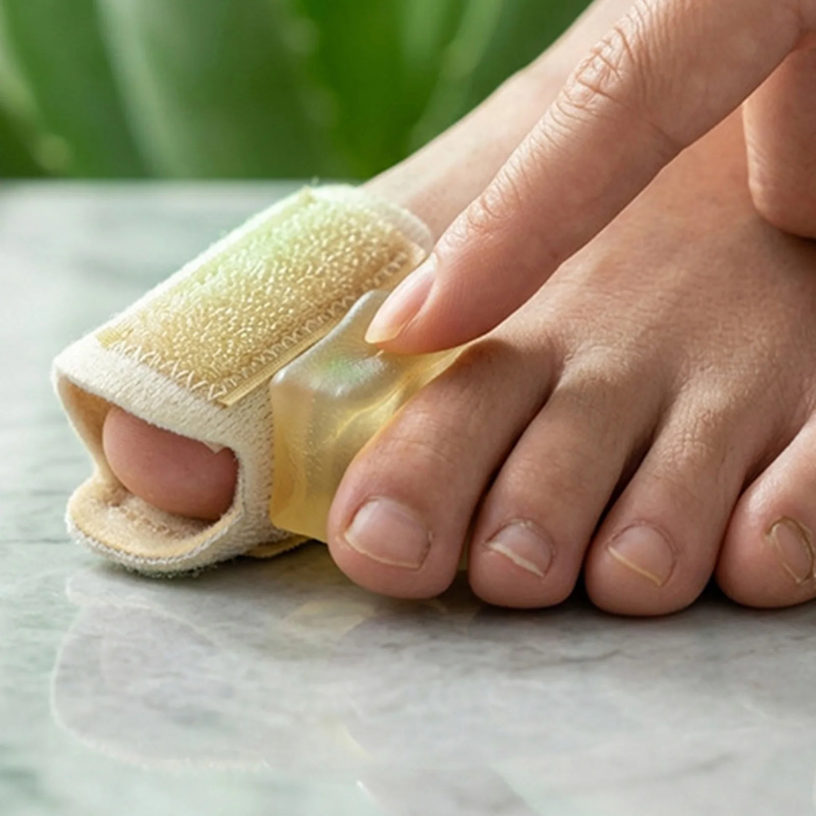 Memory Foam Toe Separator brace for Bunion care Adult Feet Night Wear Breathable Hammertoe Splint Pad tools
