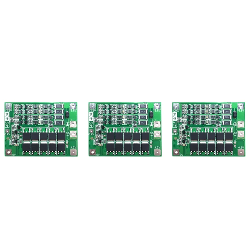 N75R-3X 4S 40A Active Equalizer Balancer 18650 Lifepo4 Lithium Battery Protection Board BMS Board Energy Transmission Board