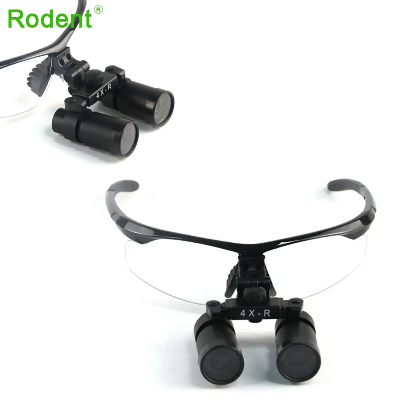 Binocular Dental Loupe Surgical Medical Dentistry Loupes Dentistry Tools 4x 5x 6X Magnifier 360-460mm