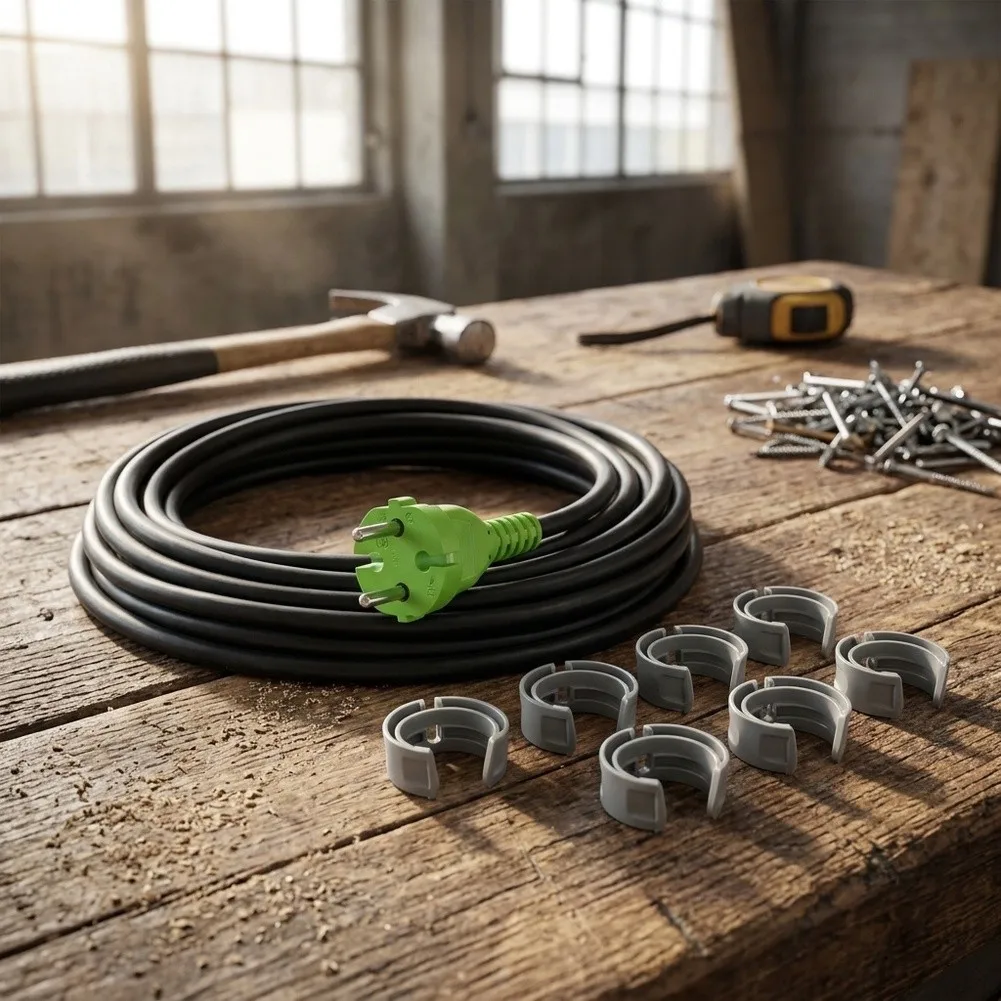 Secure Locking Cord Bayonet Connector Cable For Efficient Workspace Setup Wear And Tear Resistance Power Tool Part As Shown