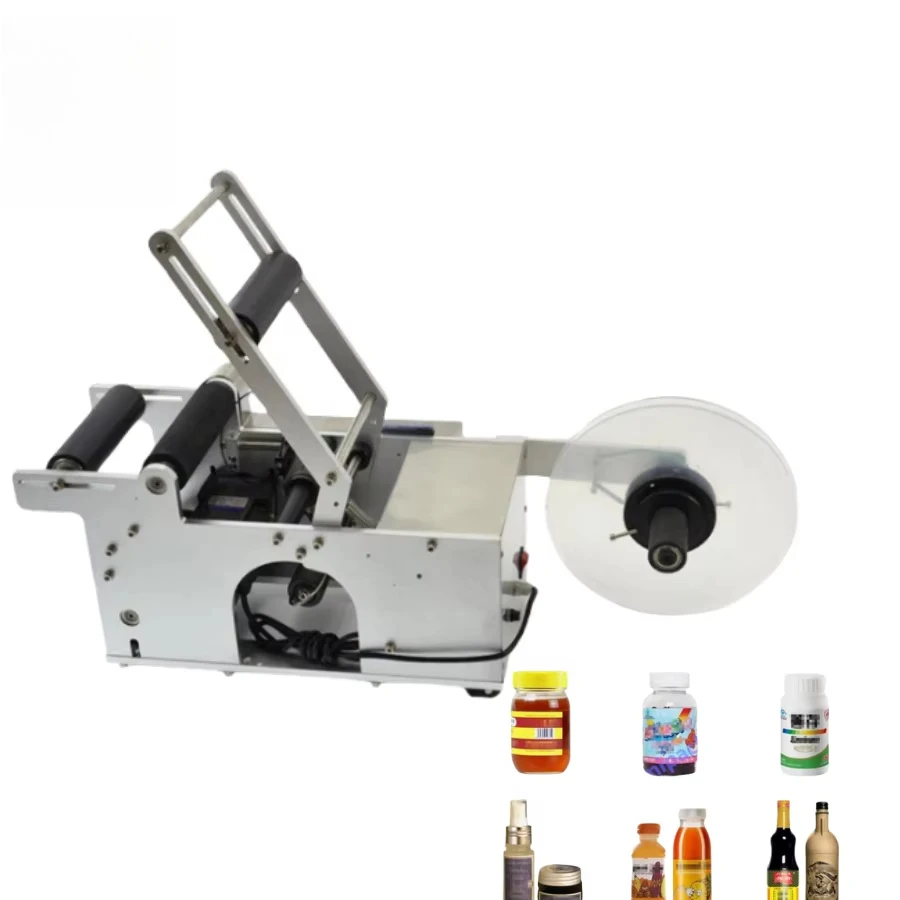 

Best Price Semi-automatic Labeling Machine Round Bottle