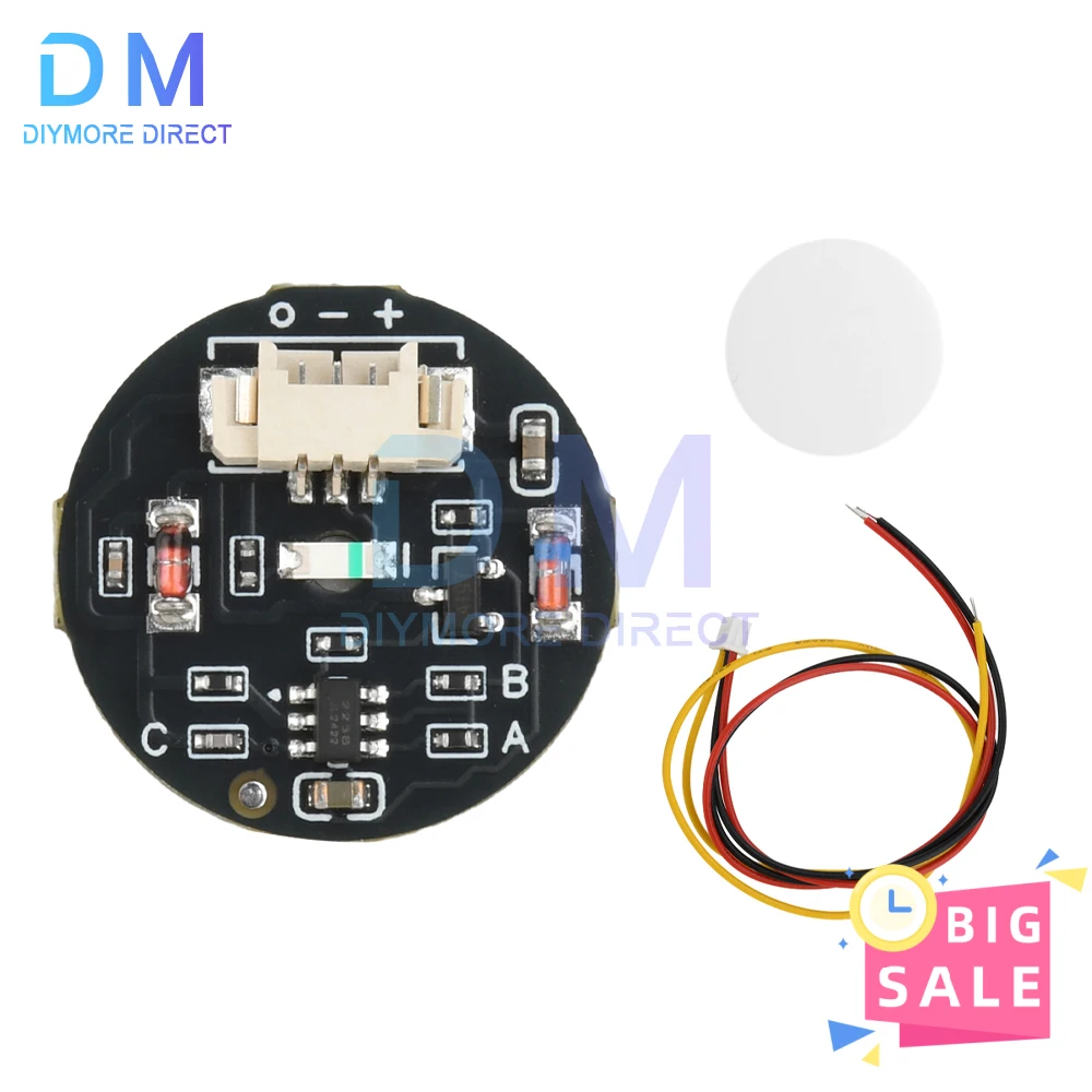 

Touch Key Switch Bistable Switch Touch Key Switch 3A 3V-30V 8mm Black Stable Performance Touch Key Switch 3A 8mm