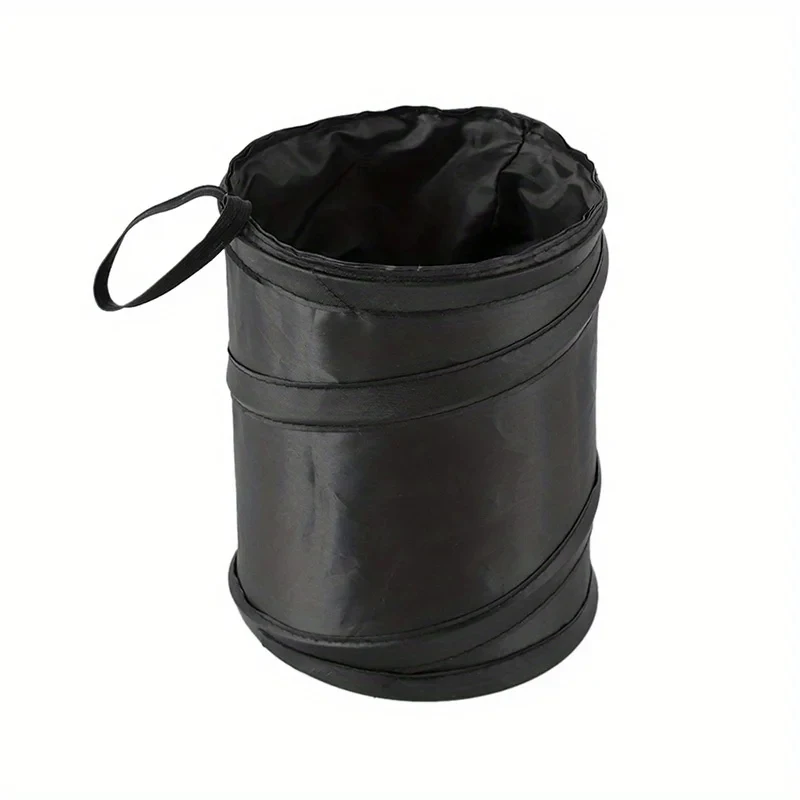 Waterproof Leak-Proof Collapsible Pop Up Car Trash Can Portable Hanging Garbage Bin for Car Interior - view 6