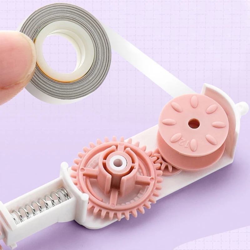 Pressing Correction Tape Easy to Use Applicator White Out Correction Tape Tear-Resistant Tape School Office Supplies