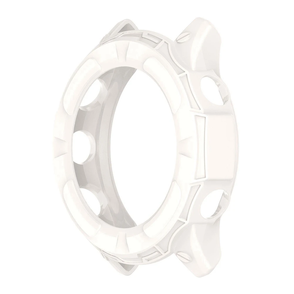 

HOT Watch Protective Case for Forerunner 955 TPU Bumper Cover Semi-Pack Protective Case White