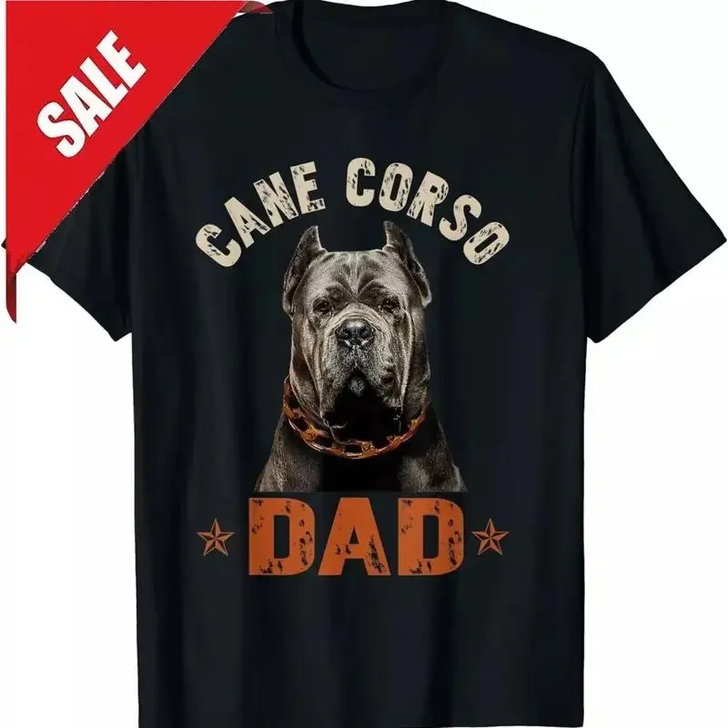Nueva camiseta limitada para amantes de los perros de mastín italiano Cane Corso Dad