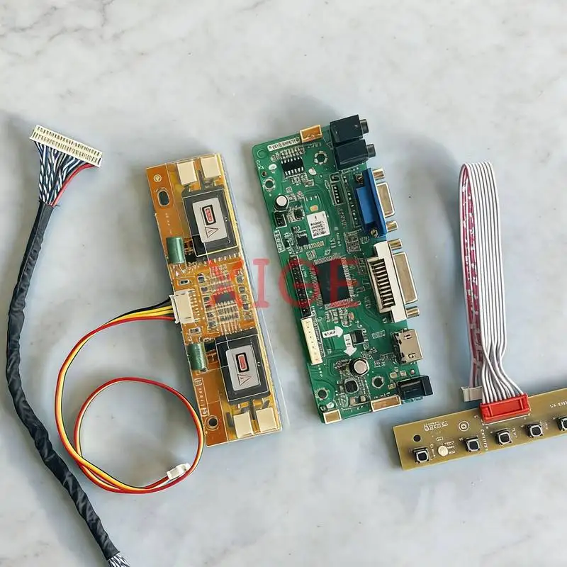 

Плата контроллера экрана, совместимая с LM230WF1 LTM230HP01 MT230DW01 LTM230HT01, 4-CCFL, 1920*1080, 1920x1080, VGA, DVI, HDMI, 30-контактный LVDS, комплект для самостоятельной сборки