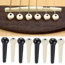 Acoustic Guitar Bridge Pin Fixed Tuning Tone Durable Tailpiece Performance School String Nail Pegs Musical Instruments