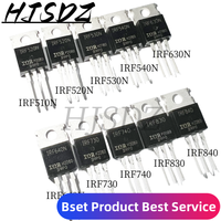 10PCS/LOT IRF840 IRF840PBF IRF510N IRF520N IRF530N IRF540N IRF630N IRF640N IRF730 IRF740 IRF830 IRF840 MOS TO220 original nuevo