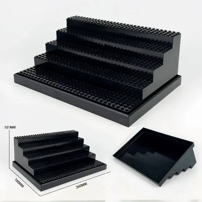 Mini doll display box, compatible building blocks, large-capacity storage boxes of major brands. Building block doll display box