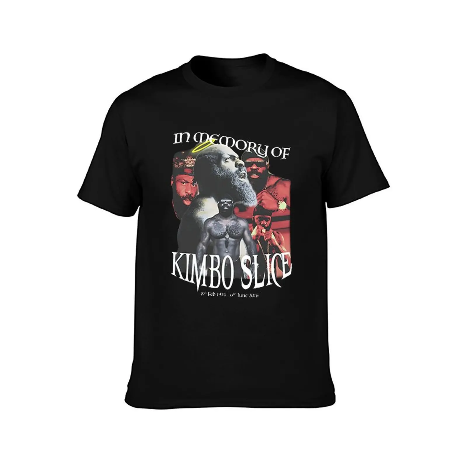 Vintage Kimbo Slice Boxer - Kimbo Slice - Kimbo Slice Retro T-Shirt Casual Breathable Short Sleeve Top T-Shirt