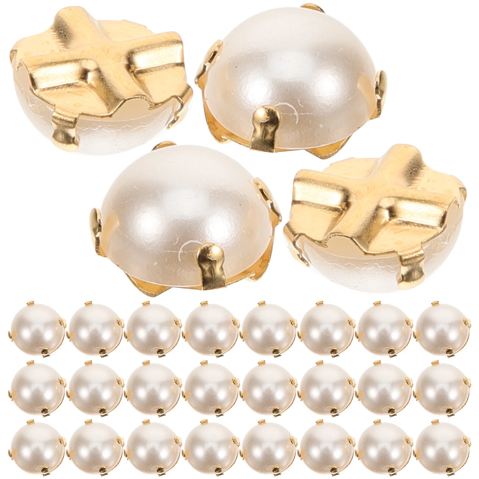 

200 Pcs Claw Accessories Rhinestones for Clothing Sew Gems Decorations Flower Buttons Materials Decors
