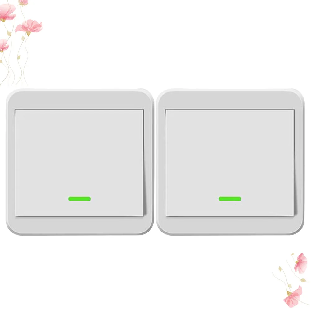 

1Set Wireless Wall Light Panel Smart Remote Control Switch 50M Long Life Flame Retardant Easy