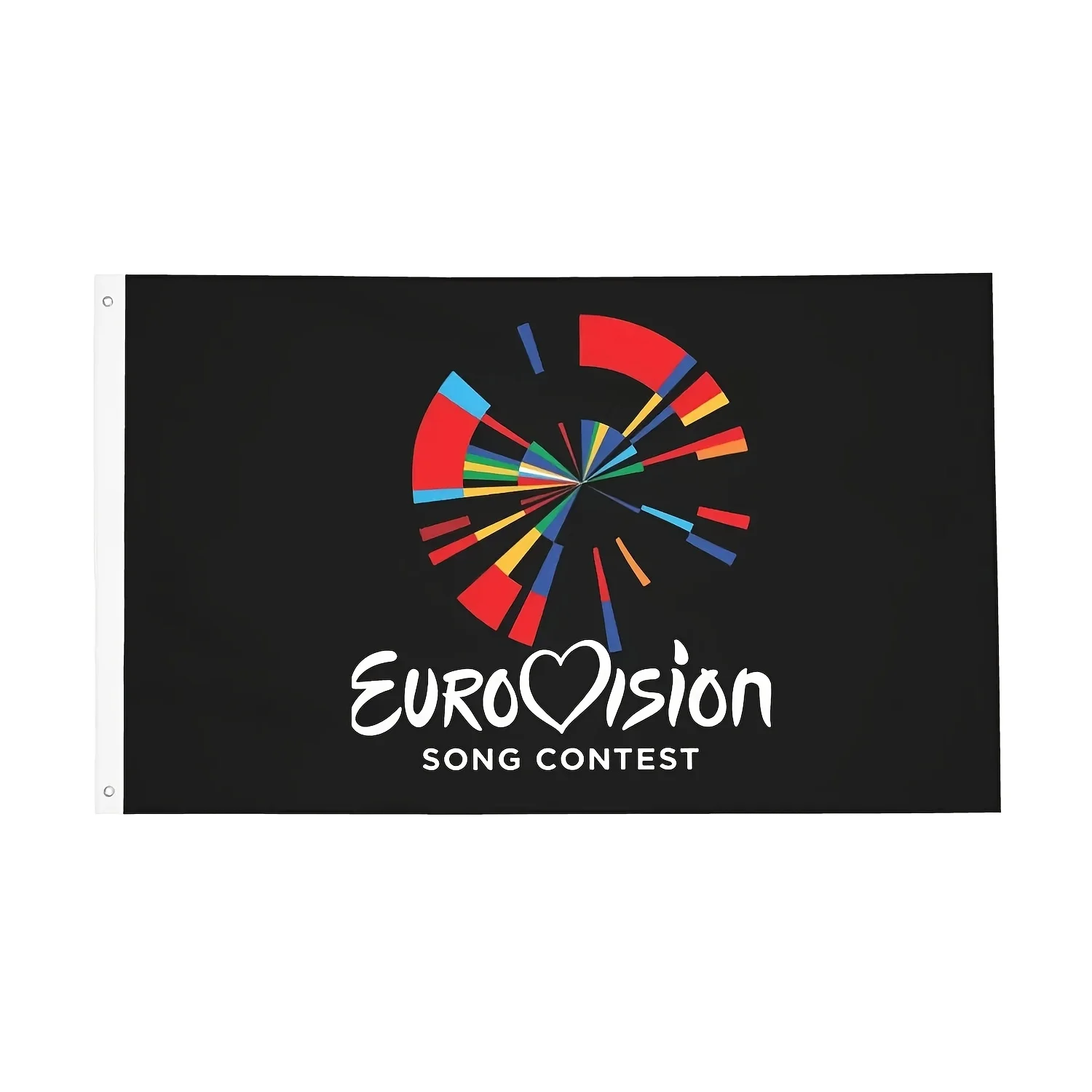 Eurovision Concert Flag Decorations Europe Event Party Decor With 4 Rings Celebration Banner Souvenir Gift Print