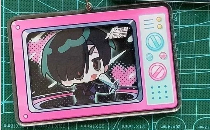 Cosplay nuevo llavero acrílico ivti de escenario de forma especial hecho a sí mismo bolsa de alto nivel de apariencia colgante decorativo regalo