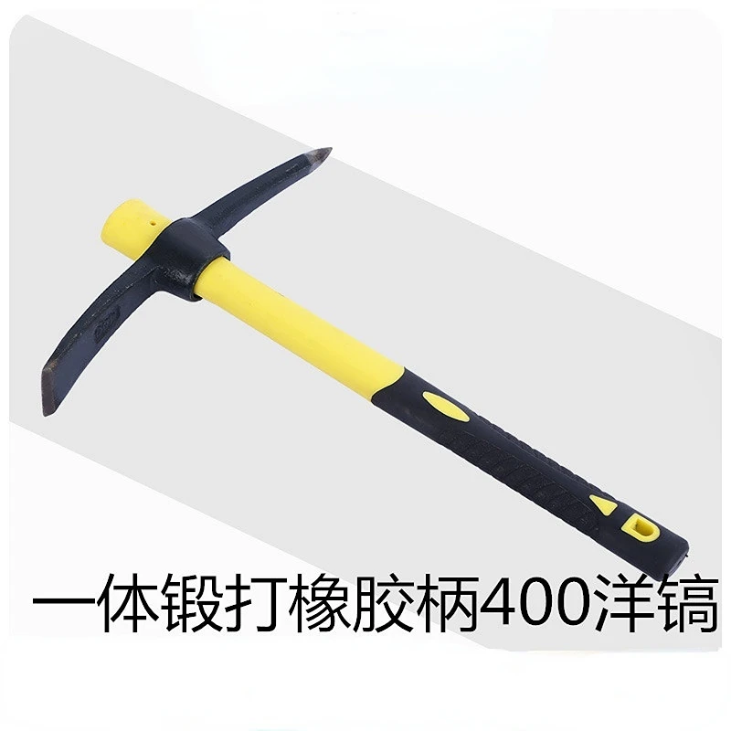 Imagem -05 - Multifuncional Picareta Enxada Heavy Duty Pick Axe Mão Enxada com Alça de Madeira para Outdoor Camping Jardim Ferramenta de Mão Aço Inoxidável