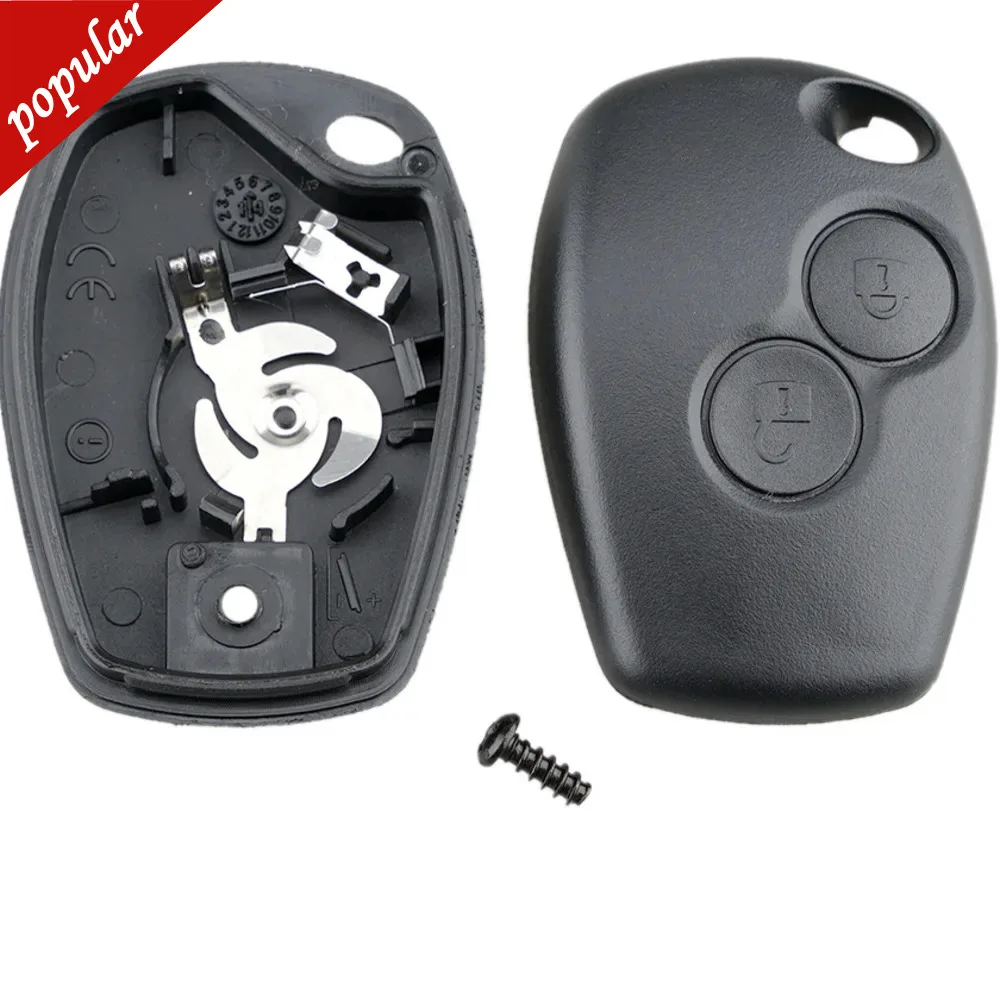 2023 New Car Key Case Without Blade 2 Buttons Car Key Shell Remote Fob Cover Case ForRenault Dacia Modus Clio 3 Twingo Kangoo 2