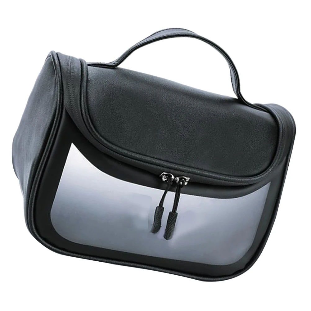 

Waterproof Toiletry PU TPU Material Portable Storage Travel Toiletry Storage Bag Cosmetics Makeup ganizer Wash Bag
