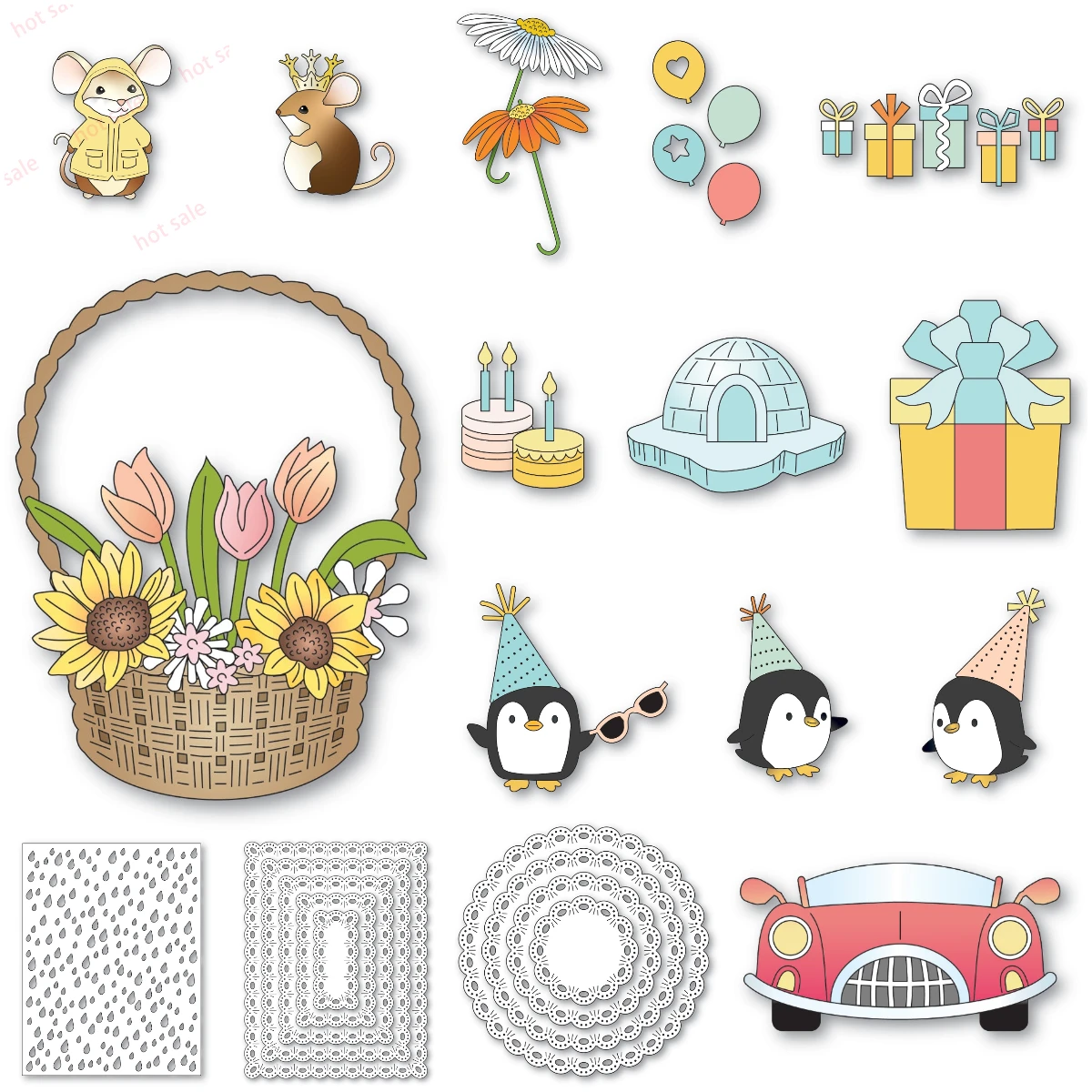 

2026 Easter Basket Layer Cakes Metal Cutting Dies Stamps Scrapbooking New Make Photo Album Card Diy Paper Embossing Craft