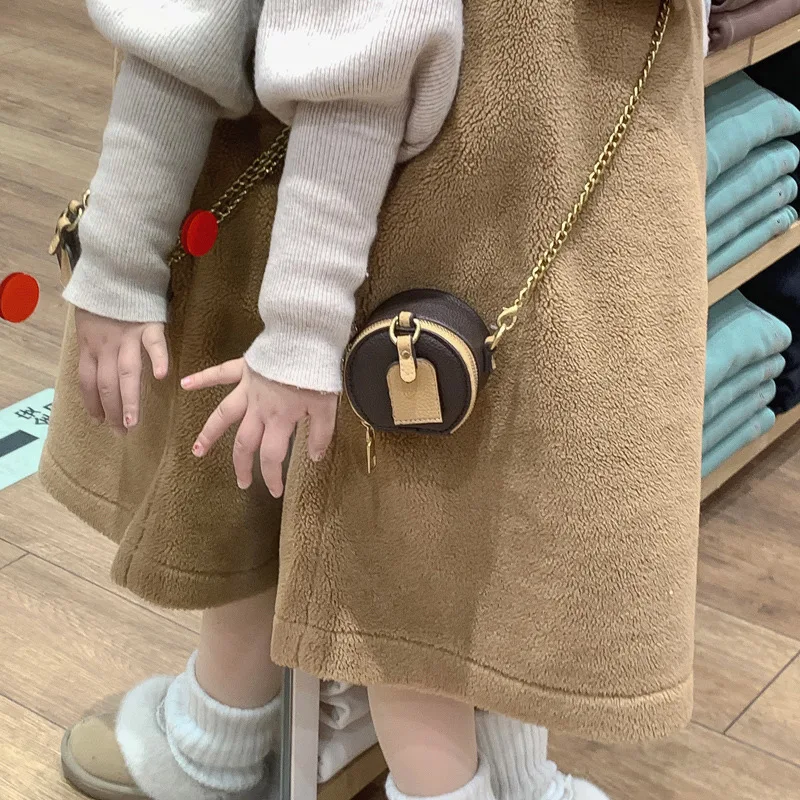 Fashionable Children Messenger Bags Cake Shoulder Bag for Women Mother Kids Bags for Girl Solids Wallet Mochila Infantil 가방 شنط