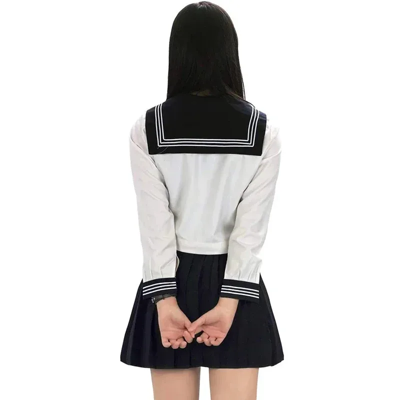 Japanese School Uniform Skirt Sailor Dress Costumes JK Uniform Suit Girls Pleated Skirt Anime School Girl Uniform Cosplay