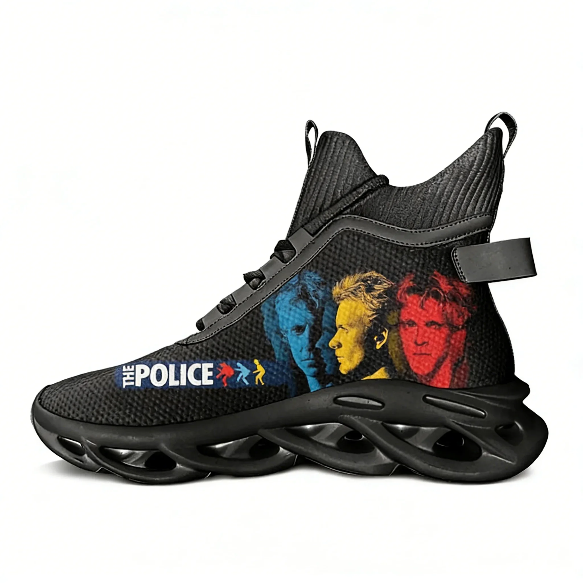 

The Police Rock Band High Top Flats Sneakers Reggae Rock Men Women Sports Hiking Travel Shoes Running Shoes Custom Shoe