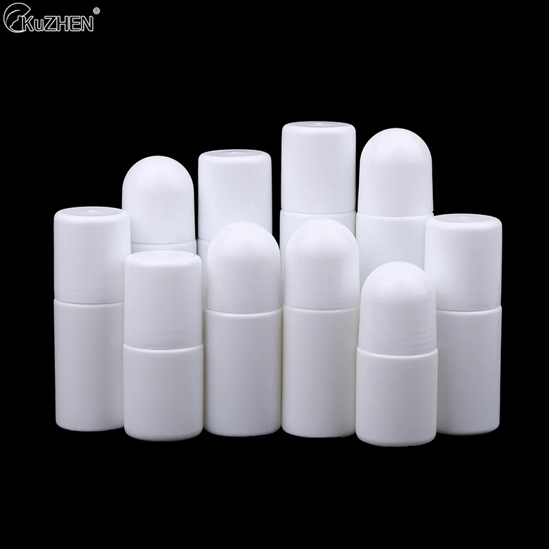 1Pcs 30/50/60/80/100ml Plastic Roller Ball Essential Oil Bottles Mist Container Travel Refillable Bottle DIY Deodorant