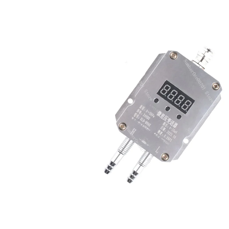 

Differential Pressure Sensor 4-20ma0-10v Fan Pressure Air Duct Pressure Difference Furnace Negative