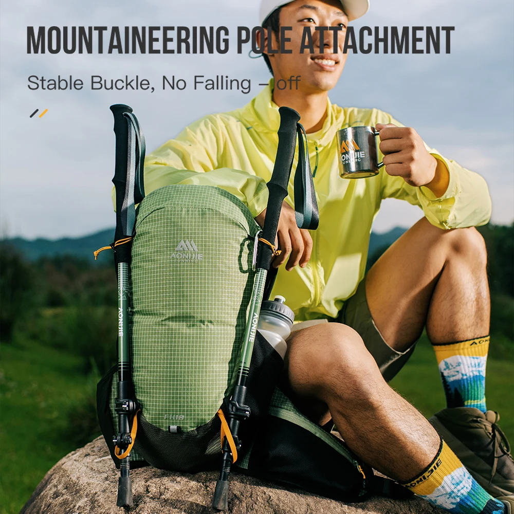 AONIJIE FH2518 하이킹 배낭 18L 경량 유니섹스 아웃도어 등산 배낭 마라톤 트레일 러닝 배낭